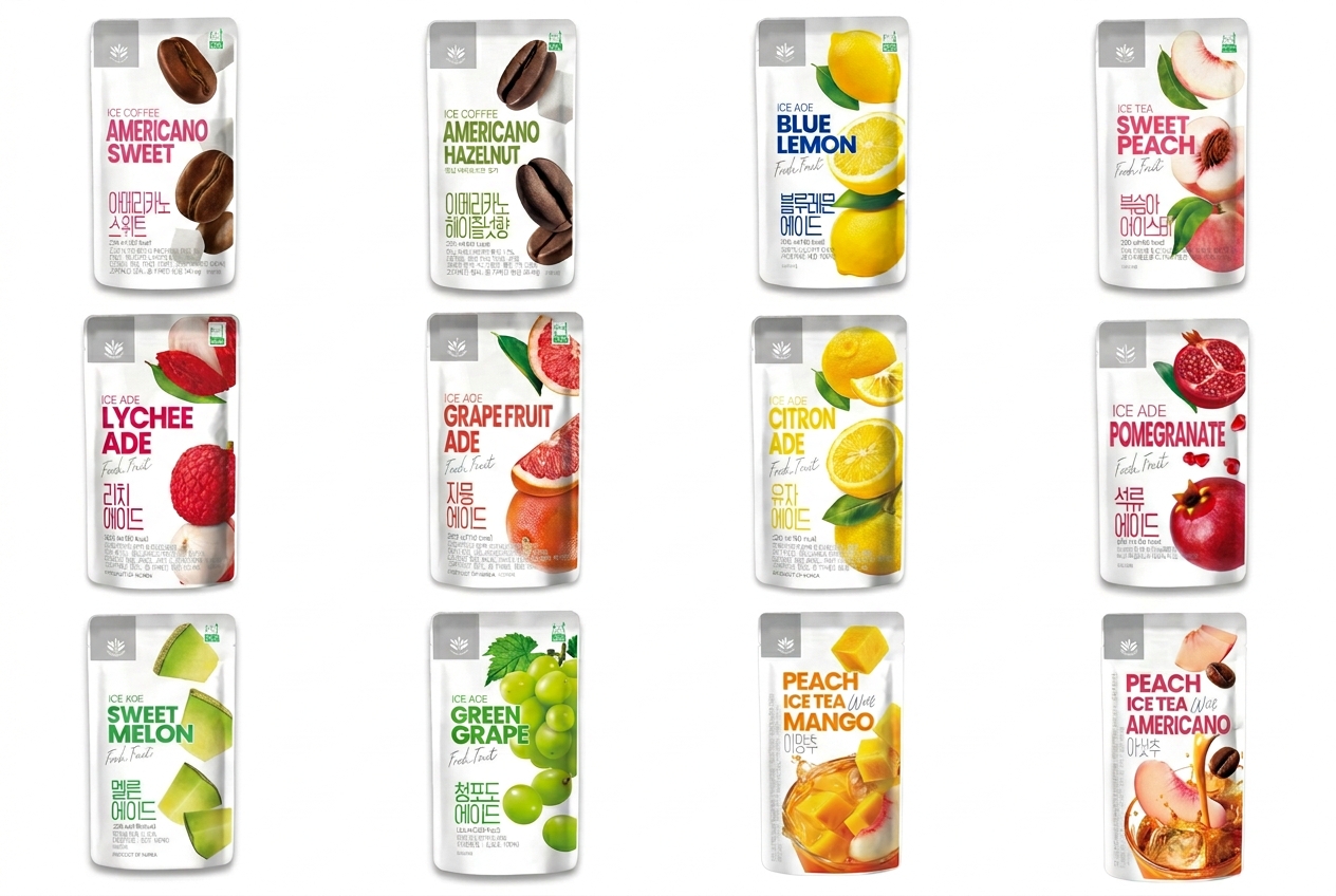 할랄 파우치 음료